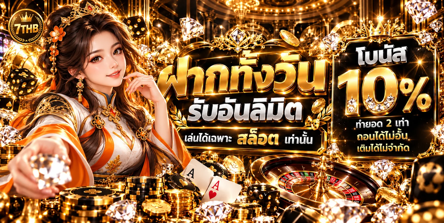 โปรโมชั่นสล็อตออนไลน์ 7THB สำหรับสมาชิก
